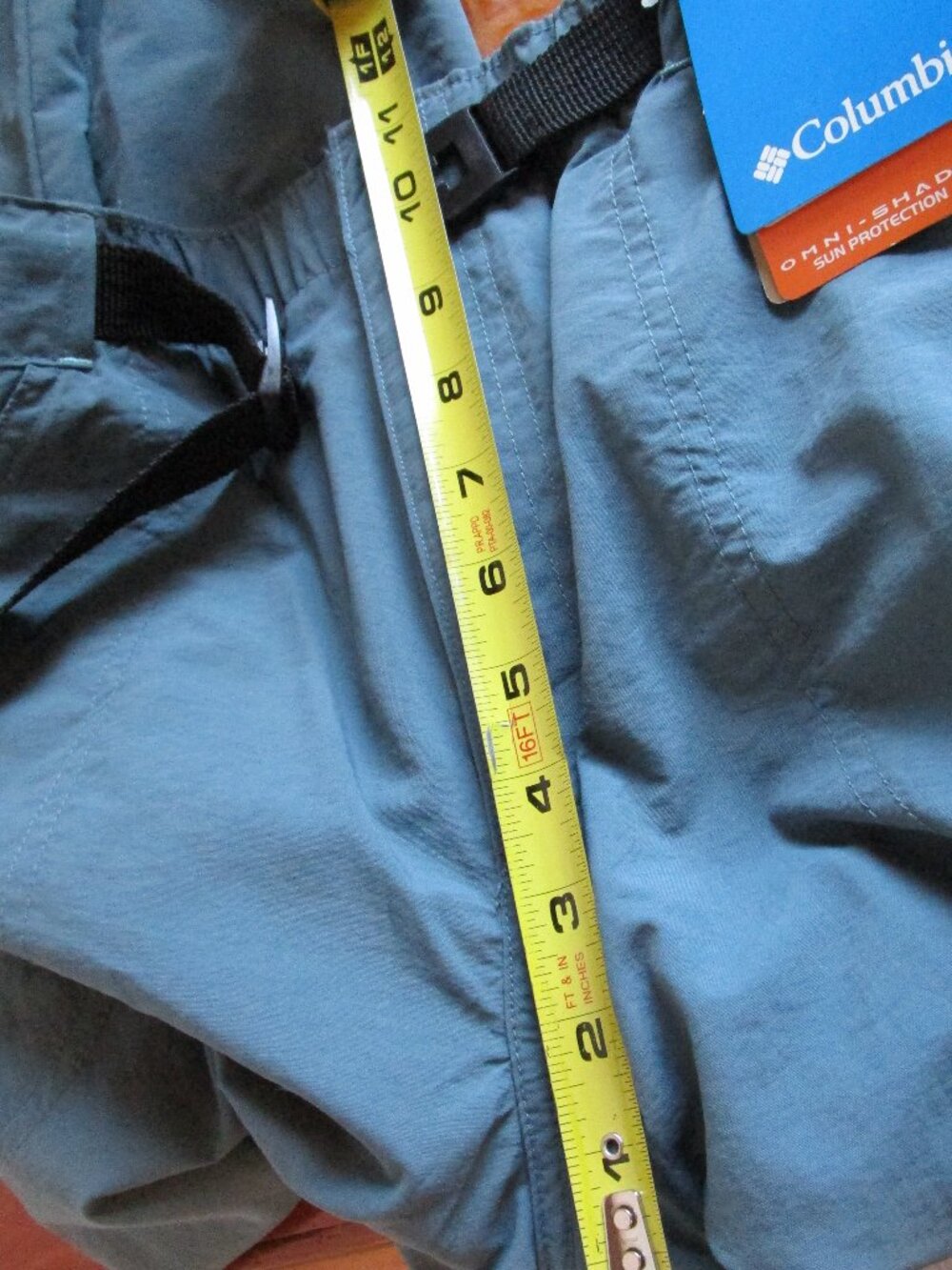 Green Capris size XL, 22" inseam, Columbia quickdry UPF protection. - Picture 11 of 15